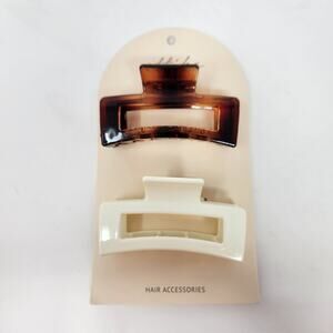 Ettika Hair Accessories Claw Clips Set of 2 New in Package